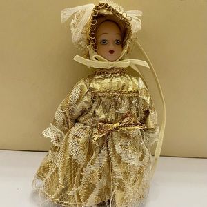 Vintage Danburry Mint-The Ladies of Fashion Doll Christmas Ornaments # 18